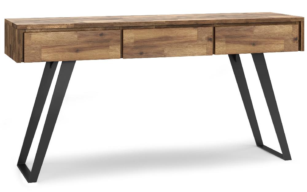 simpli home Console Sofa Table in Acacia