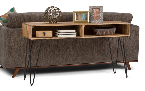 Simpli Home Console Sofa Table In Mango