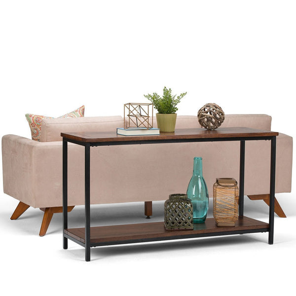 Simpli Home Console Sofa Table In Mango