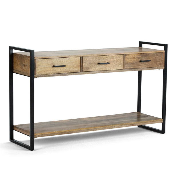 Simpli Home Console Sofa Table In Mango