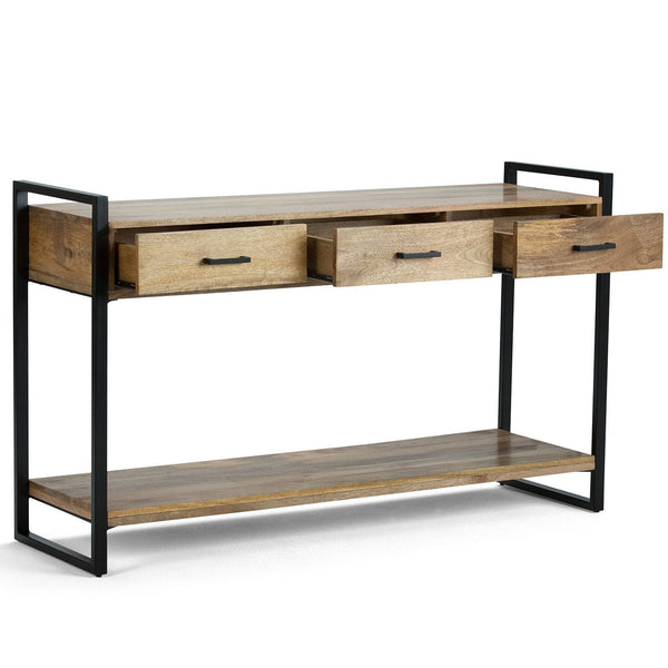Simpli Home Console Sofa Table In Mango