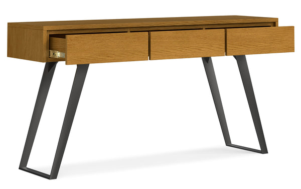 Simpli Home Console Sofa Table In Oak