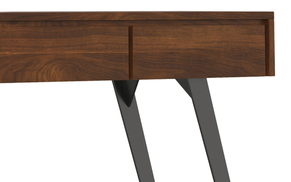 Simpli Home Console Sofa Table In Walnut