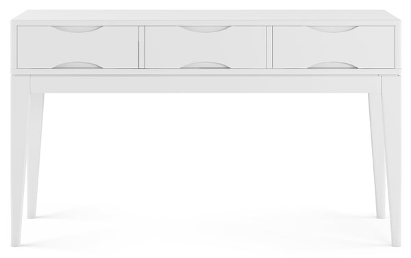 Simpli Home Console Sofa Table In White