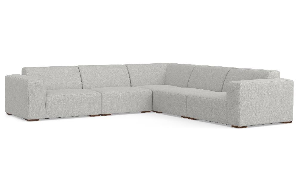 simpli home Corner Sectional in Performance Fabric