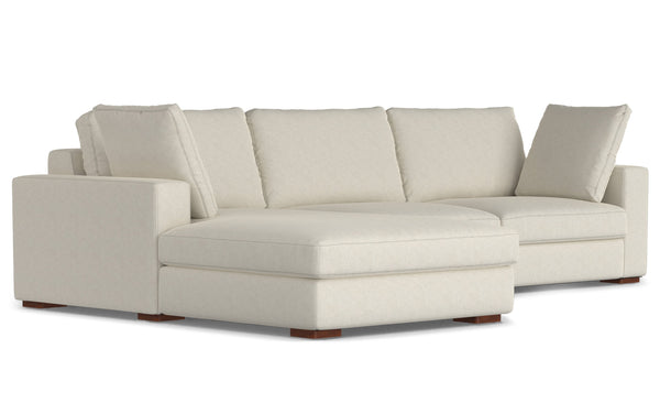 Simpli Home Deep Seater Left Sectional Sofa