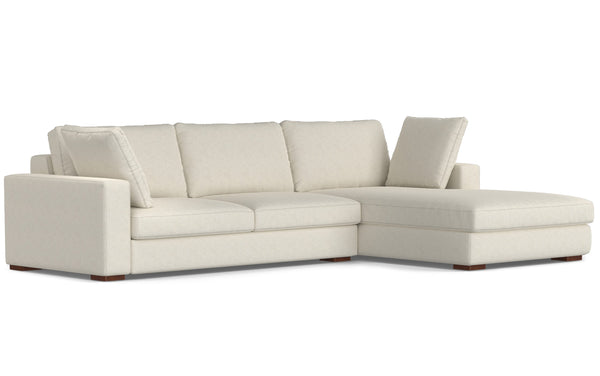 Simpli Home Deep Seater Right Sectional Sofa