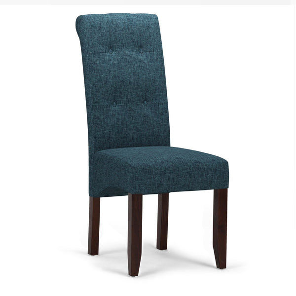 Simpli Home Dining Chair In Denim Blue