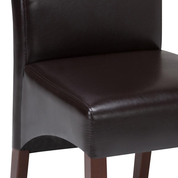 Simpli Home Dining Chair (Set Of 2) In Vegan Leather