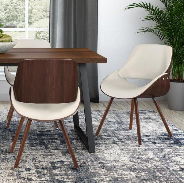Simpli Home Dining Chair With Wood Back