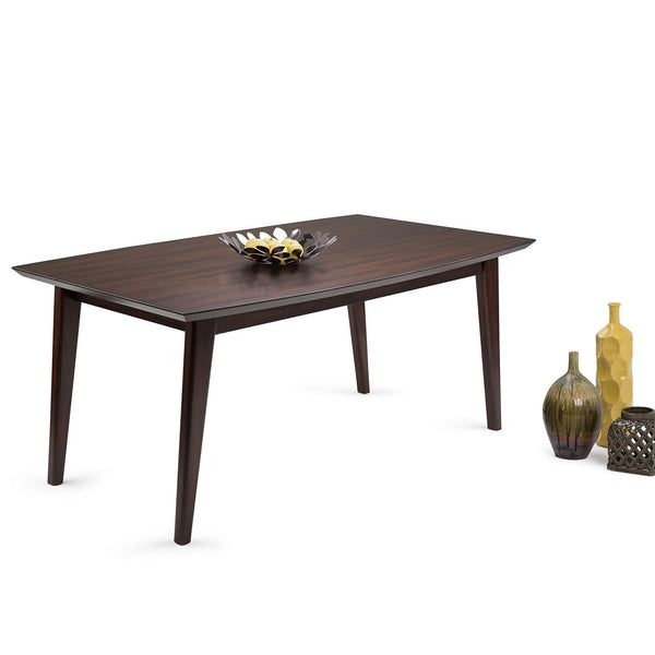 Simpli Home Dining Table In Rubberwood