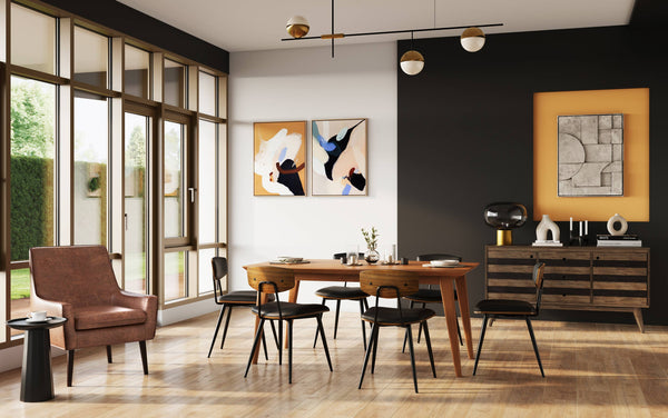 Simpli Home Dining Table In Teak Brown