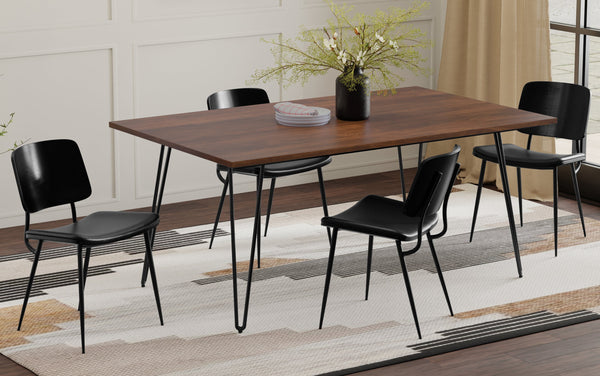 Simpli Home Dining Table In Walnut