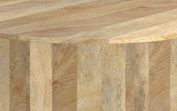 Simpli Home Drum Coffee Table In Mango