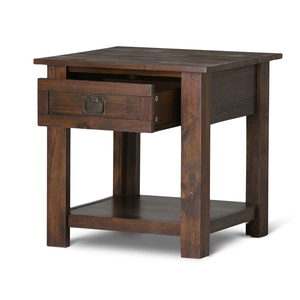 Simpli Home End Table In Acacia