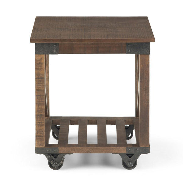 Simpli Home End Table In Mango
