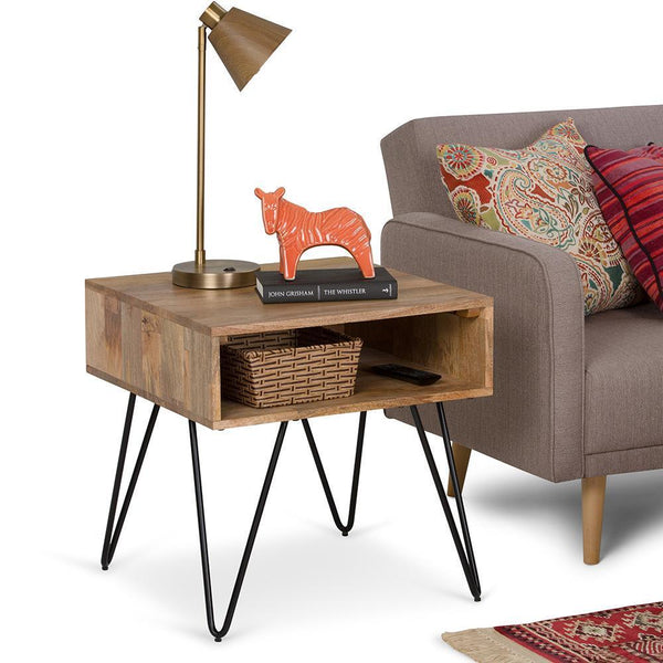 Simpli Home End Table In Mango