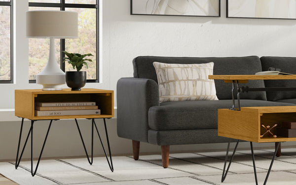 Simpli Home End Table In Oak