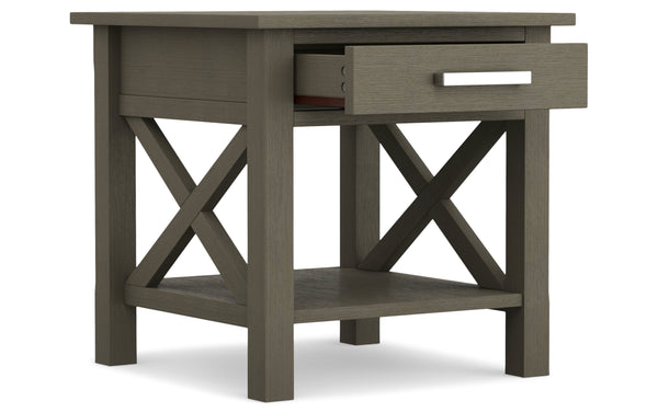 Simpli Home End Table In Pine