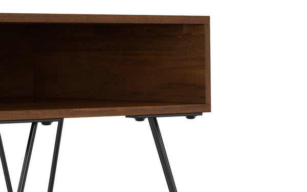 Simpli Home End Table In Walnut