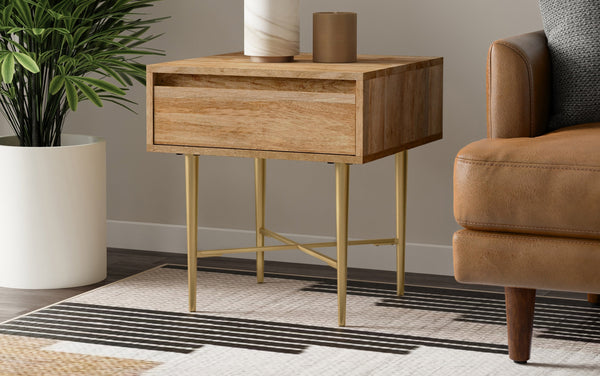 Simpli Home End Table With Drawer