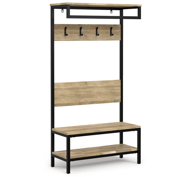 Simpli Home Entryway Hall Tree Bench
