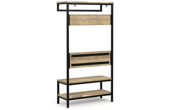 Simpli Home Entryway Hall Tree Bench