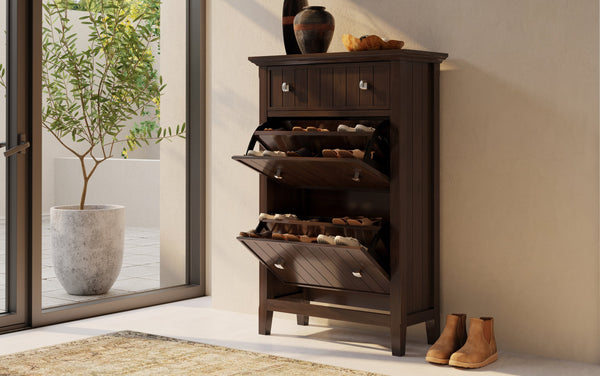 Simpli Home Entryway Shoe Storage Cabinet