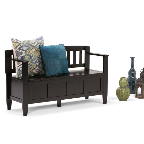 Simpli Home Entryway Storage Bench