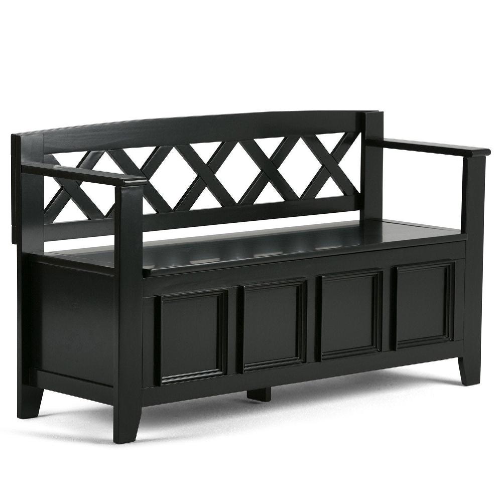simpli home Entryway Storage Bench