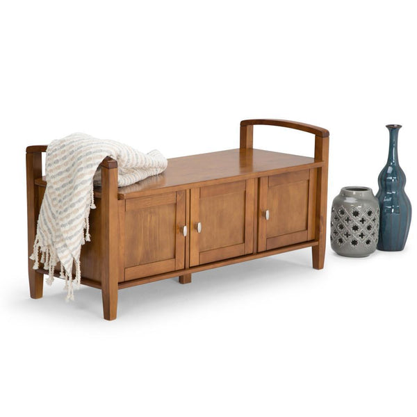 Simpli Home Entryway Storage Bench