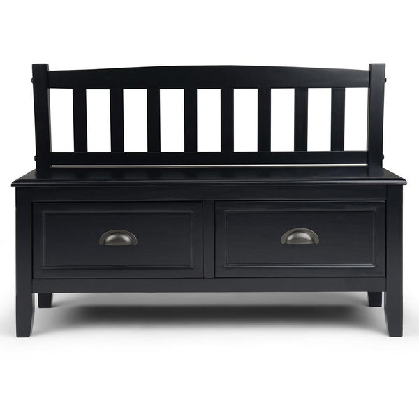 Simpli Home Entryway Storage Bench With Drawers