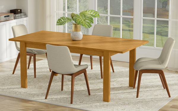 Simpli Home Extendable Dining Table In Oak