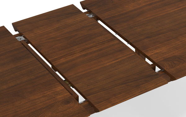 Simpli Home Extendable Dining Table In Walnut