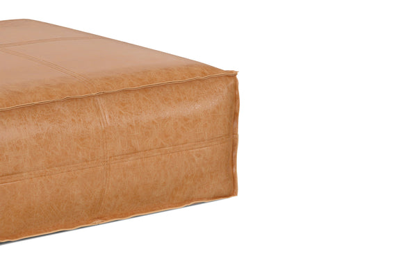 Simpli Home Extra Large Coffee Table Pouf