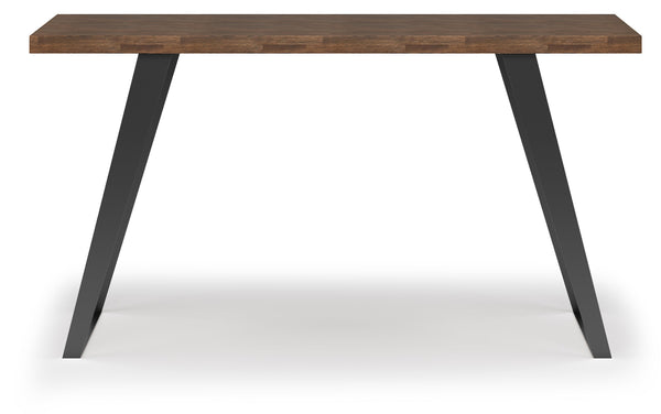 Simpli Home Flat Top Desk In Acacia