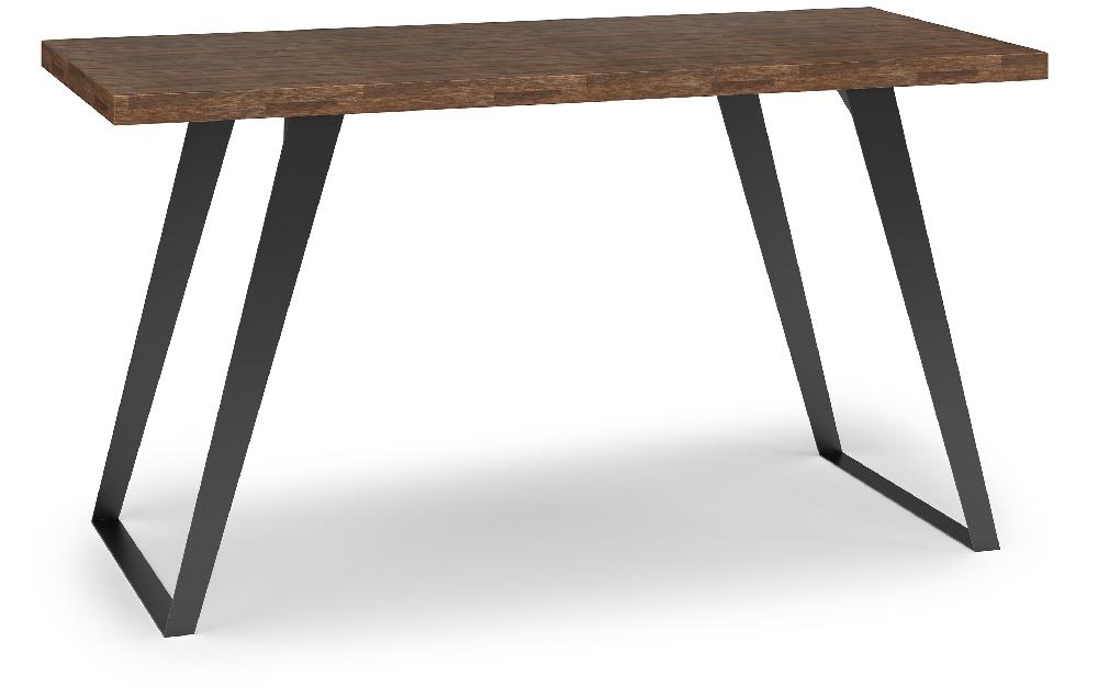 simpli home Flat Top Desk in Acacia