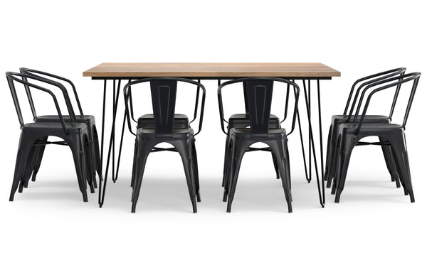 Simpli Home / Hunter 9-Piece Dining Set