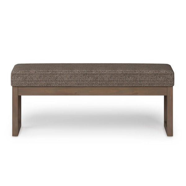 Simpli Home Large Ottoman Bench In Tweed
