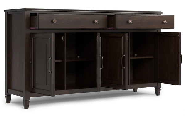 Simpli Home Large Sideboard Buffet Storage Cabinet