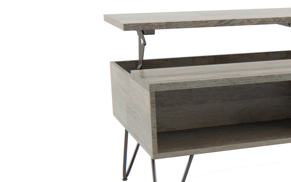 Simpli Home Lift Top Coffee Table In Mango