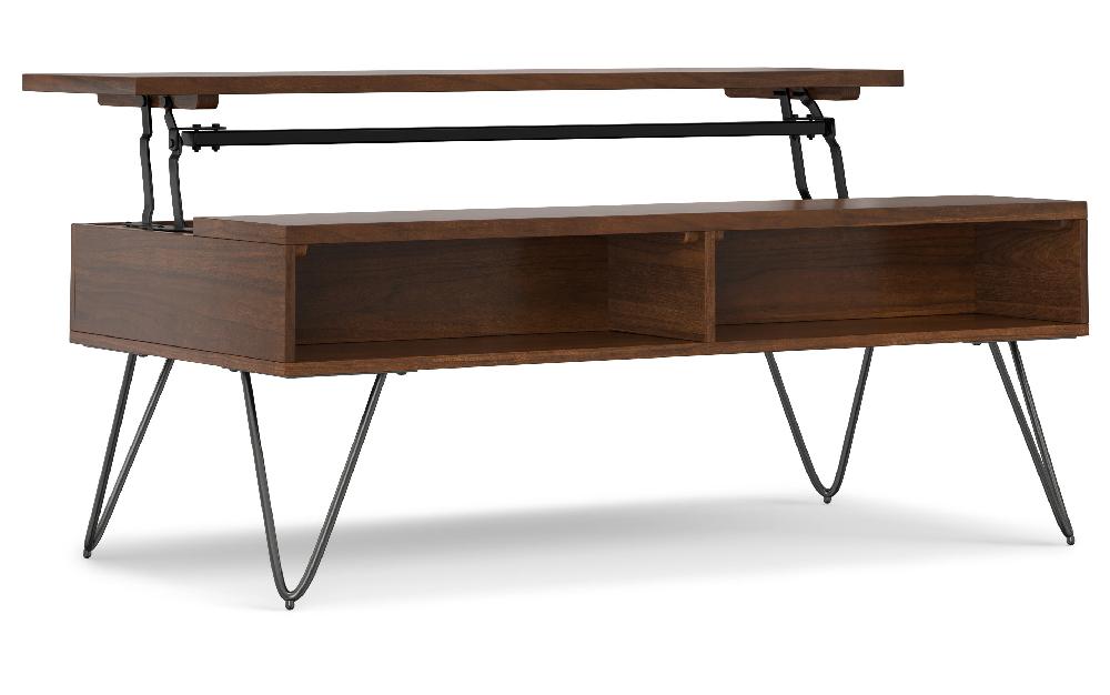 simpli home Lift Top Coffee Table in Walnut