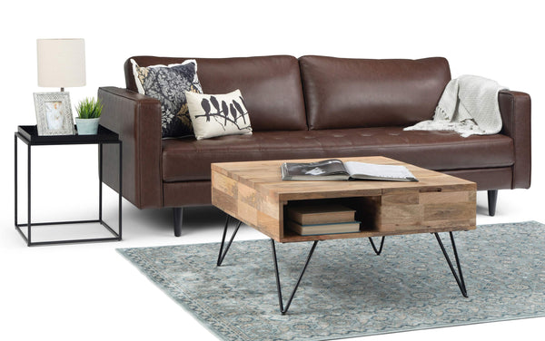 Simpli Home Lift Top Square Coffee Table In Mango
