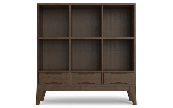 Simpli Home Low 6 Cube Storage With Drawers