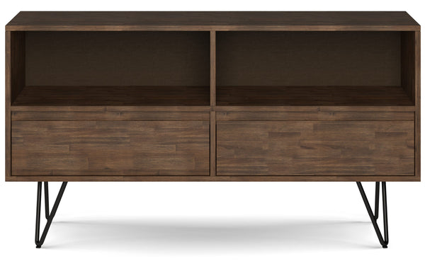 Simpli Home Low Bookcase In Acacia