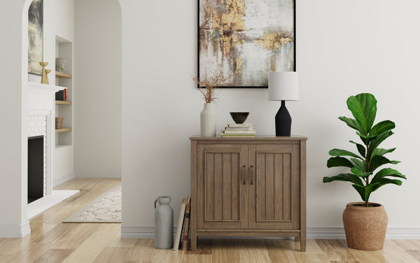 Simpli Home Low Storage Cabinet