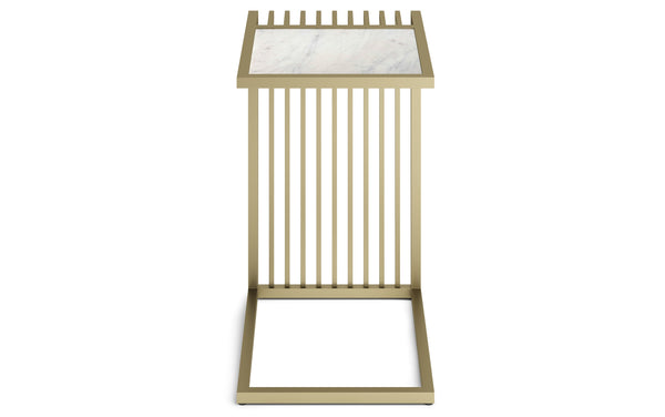 Simpli Home Marble C Table
