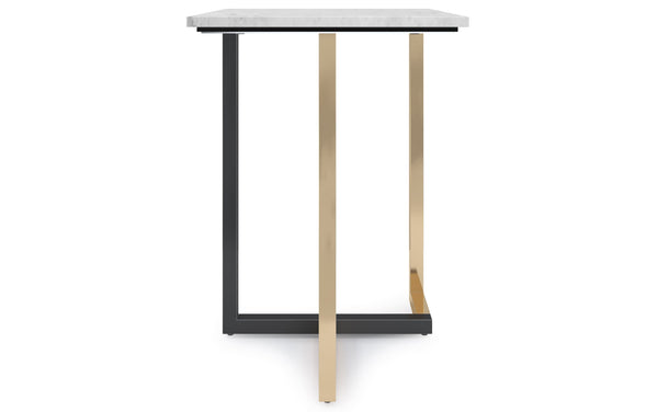 Simpli Home Marble Side Table