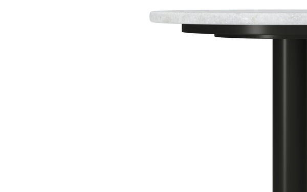 Simpli Home Marble Side Table