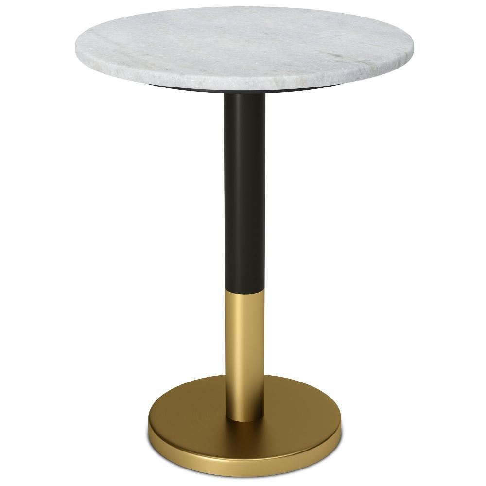simpli home Marble Side Table